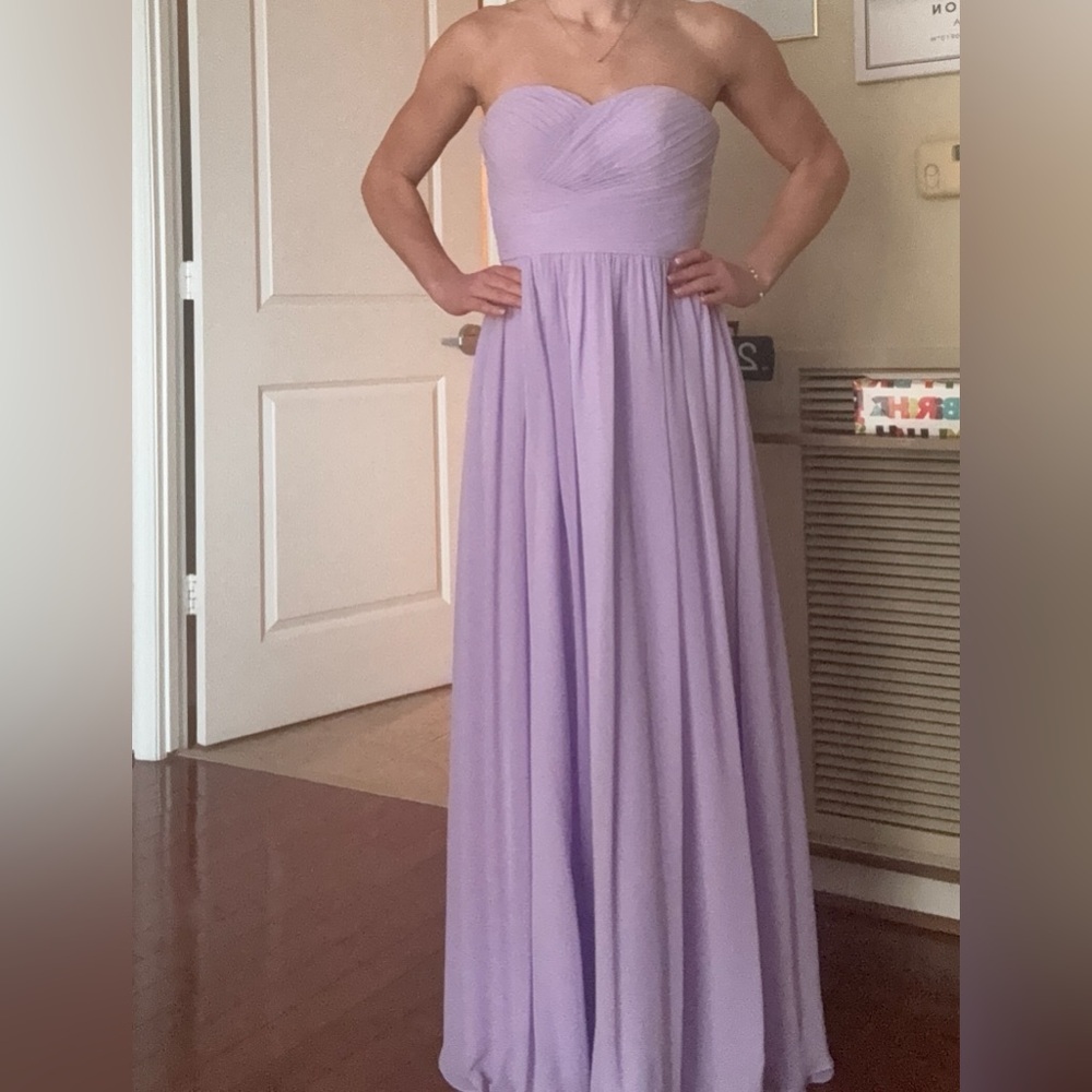 Elegant Lavender Evening Gown